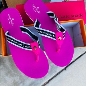 Kate Spade Pink Flip Flops